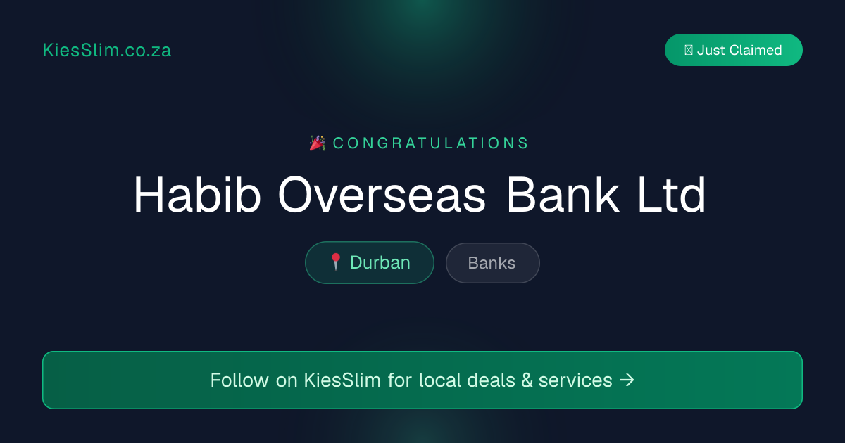 Habib Overseas Bank Ltd
