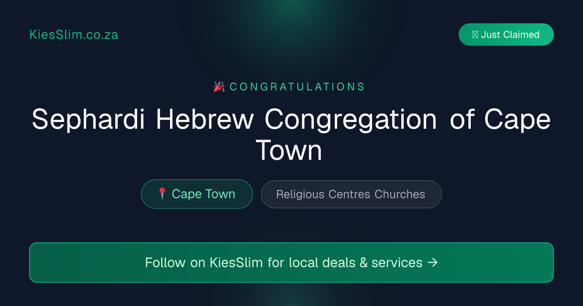 Sephardi Hebrew Congregation of Cape Town