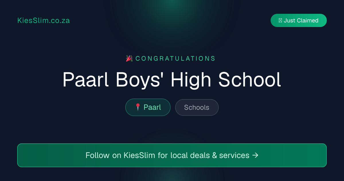 Paarl Boys' High School