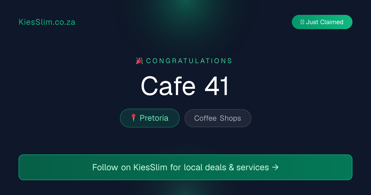 Cafe 41