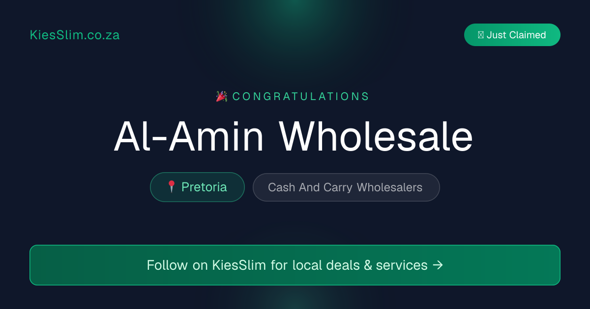 Al-Amin Wholesale