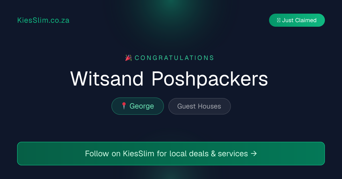 Witsand Poshpackers