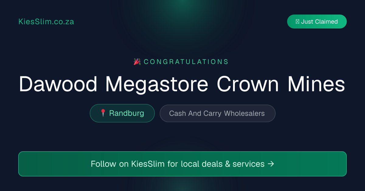 Dawood Megastore Crown Mines