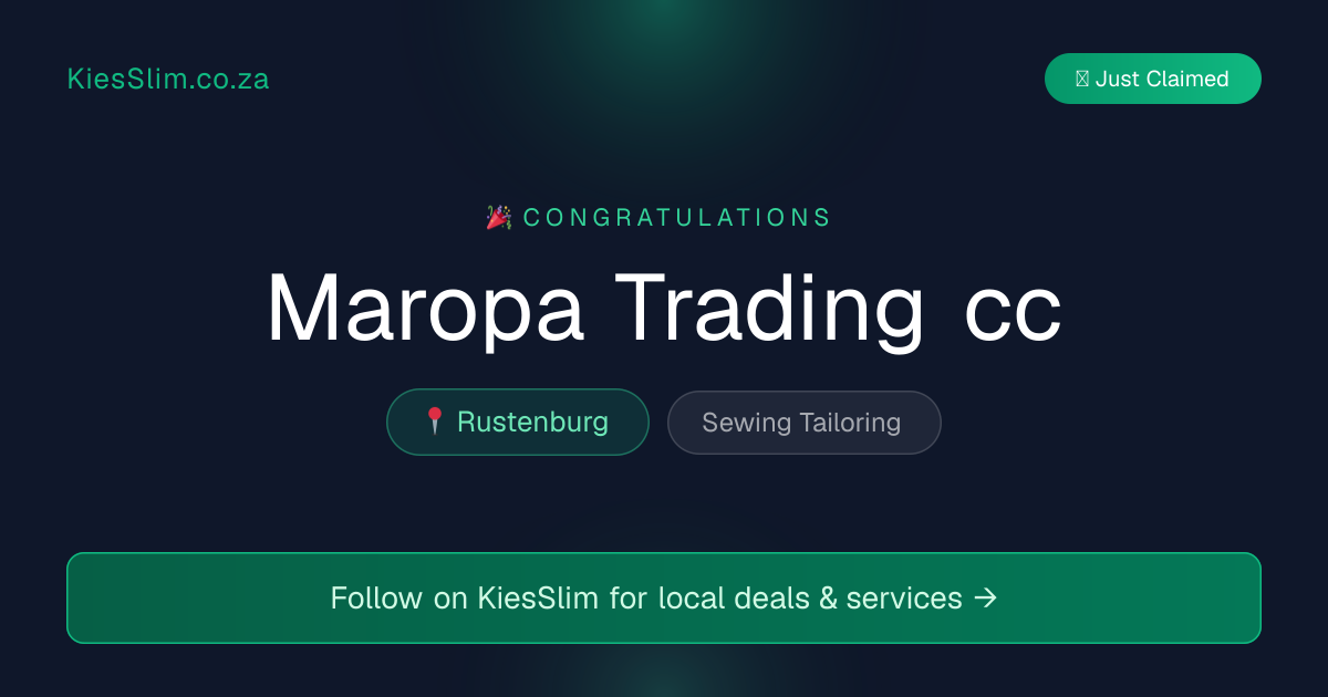 Maropa Trading cc