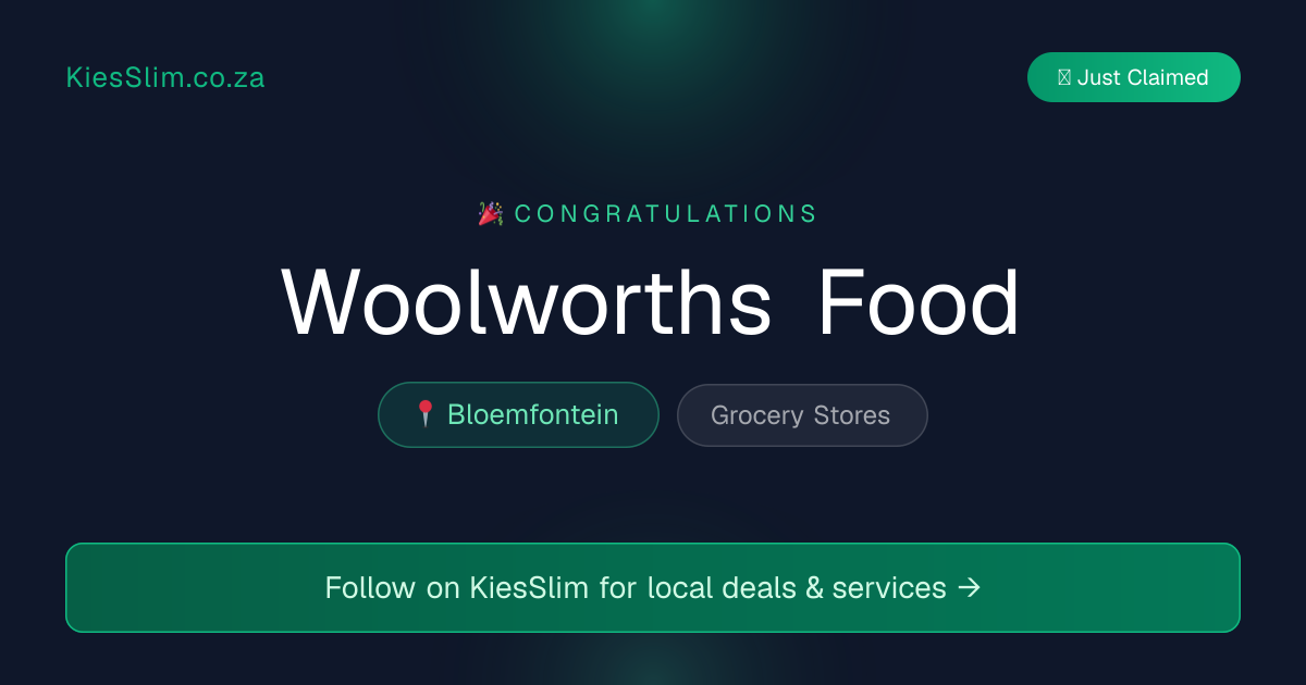 Woolworths Food