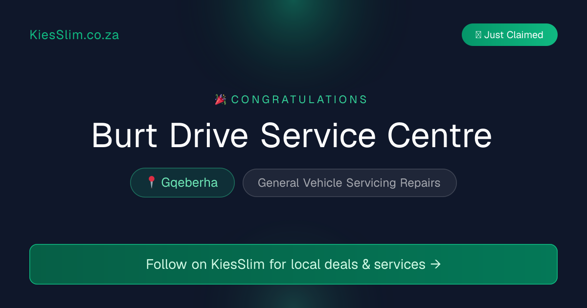 Burt Drive Service Centre