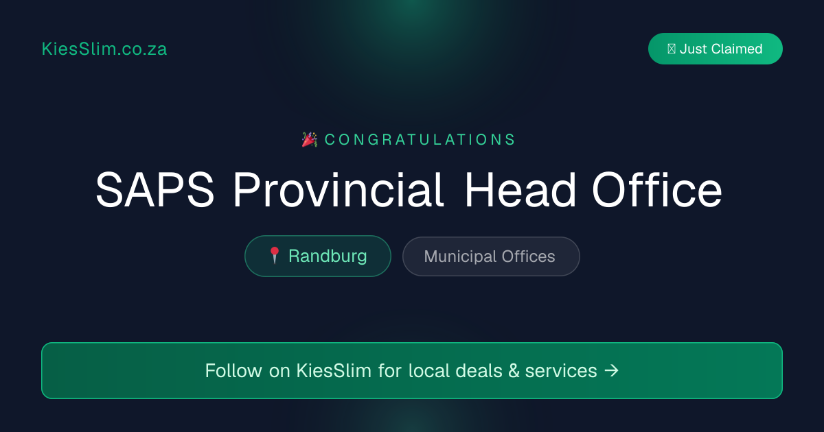 SAPS Provincial Head Office