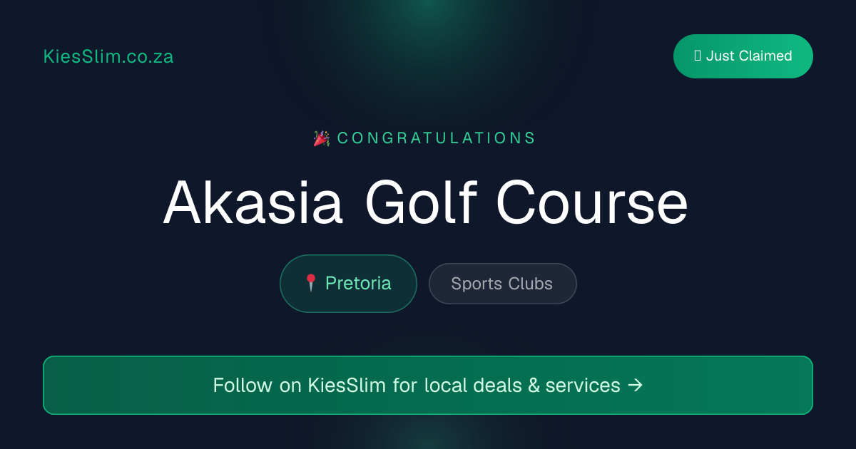 Akasia Golf Course
