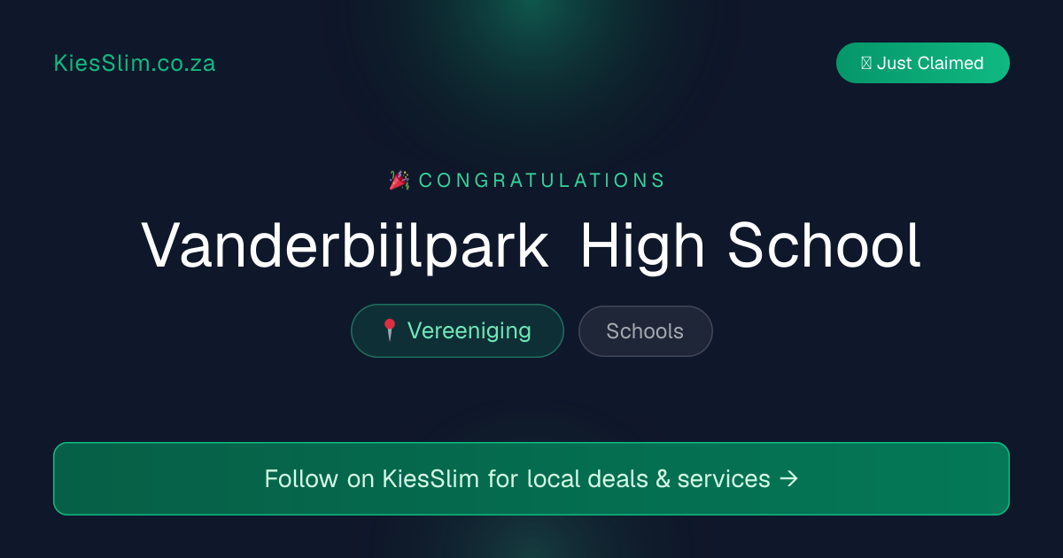 Vanderbijlpark High School