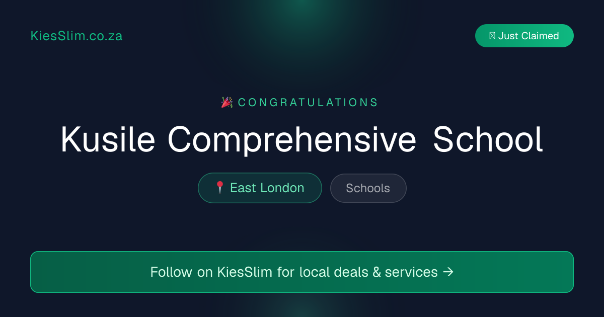 Kusile Comprehensive School