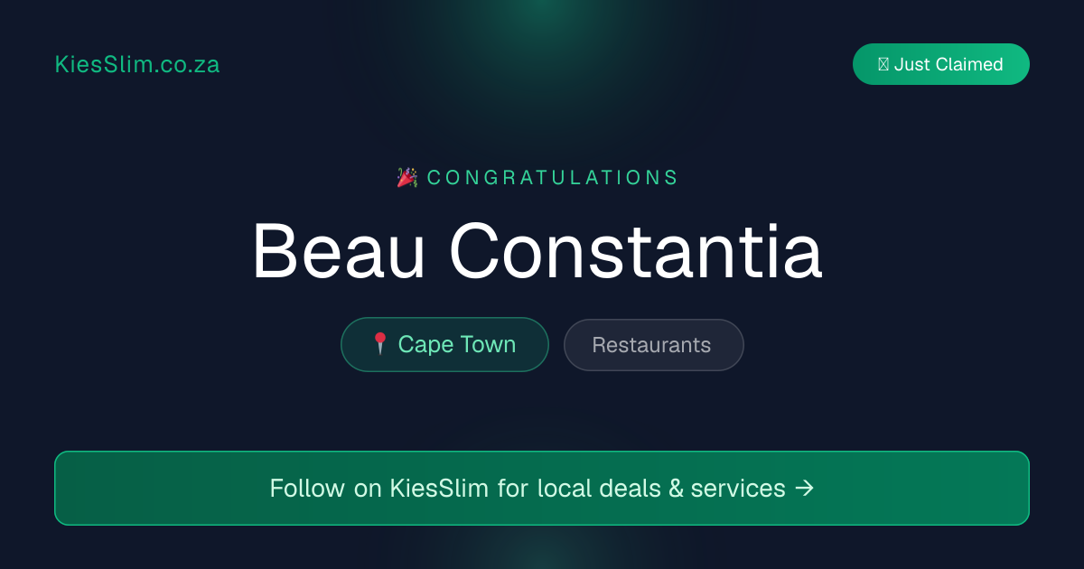 Beau Constantia