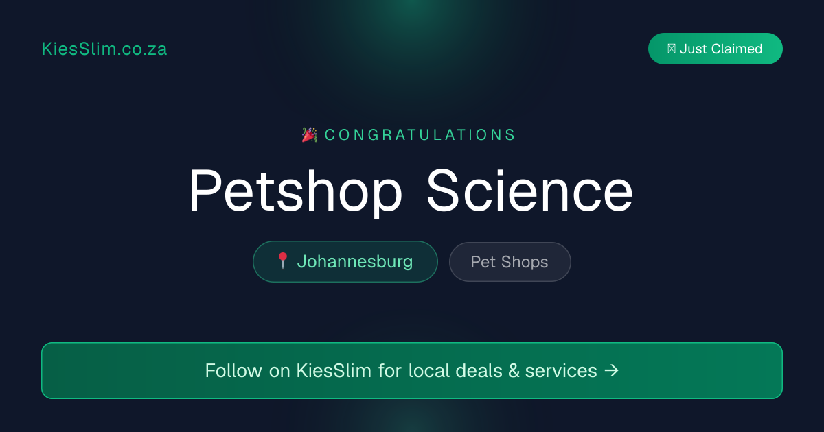 Petshop Science