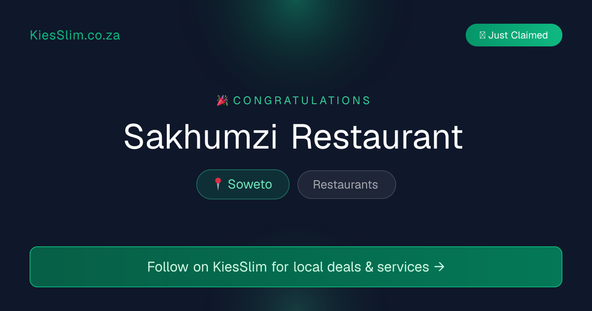 Sakhumzi Restaurant