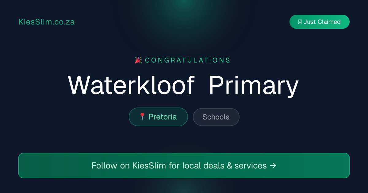 Waterkloof Primary