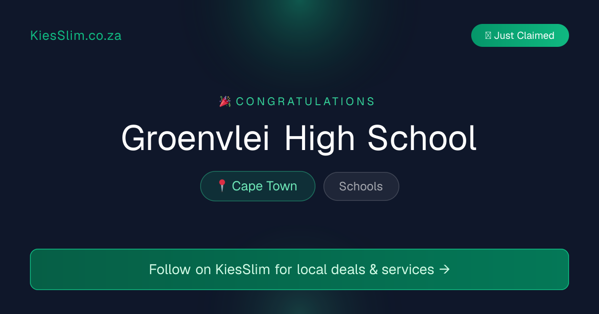 Groenvlei High School