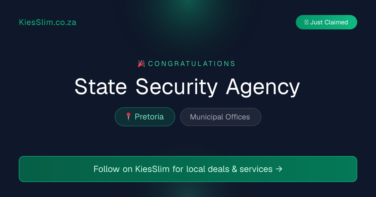 State Security Agency