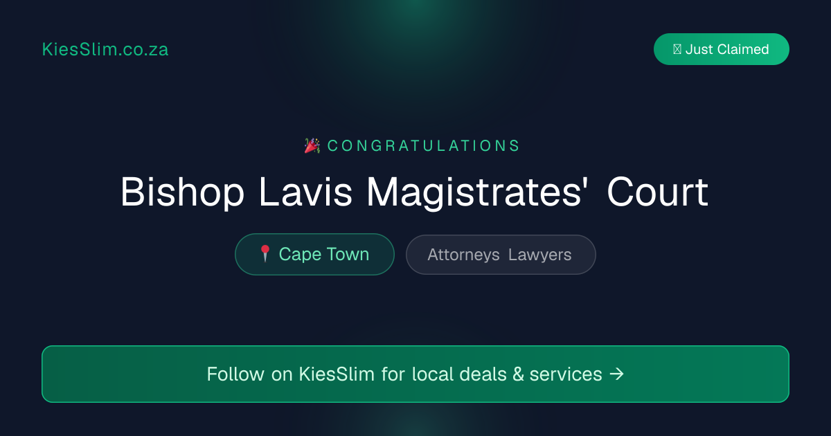Bishop Lavis Magistrates' Court
