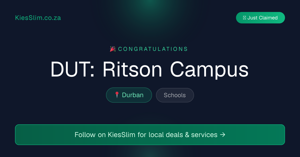DUT: Ritson Campus