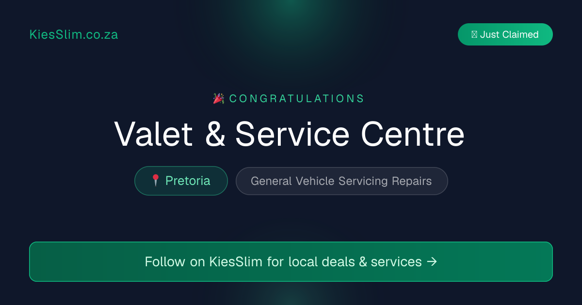 Valet & Service Centre