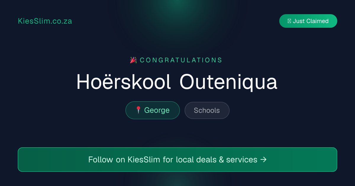 Hoërskool Outeniqua