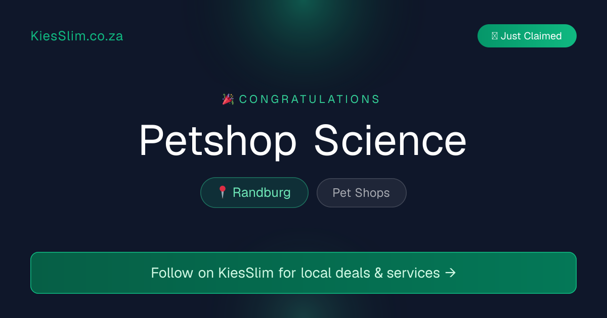 Petshop Science