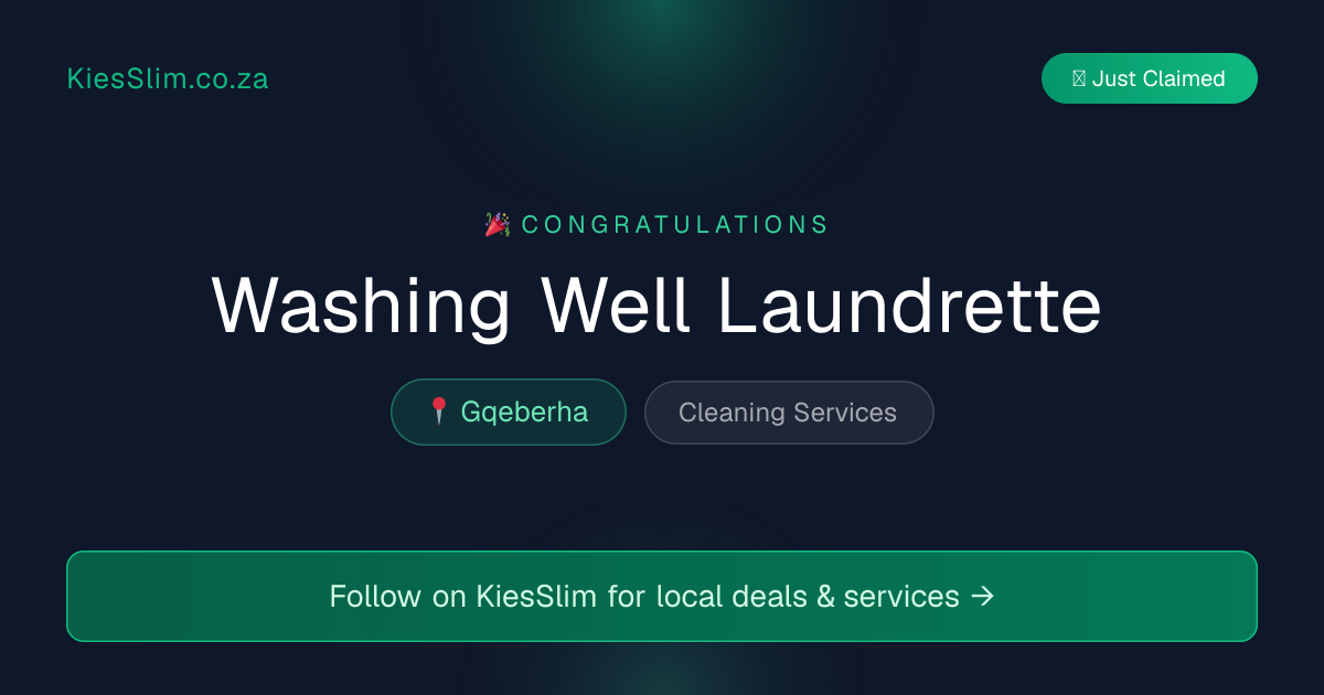 Washing Well Laundrette