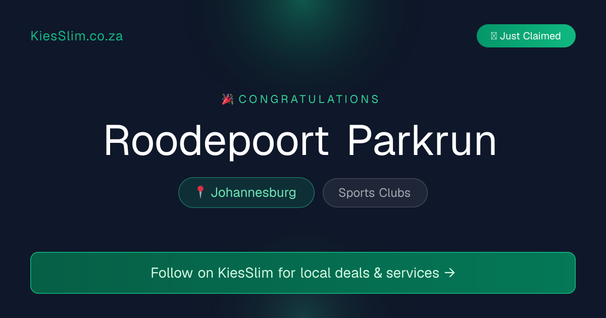 Roodepoort Parkrun