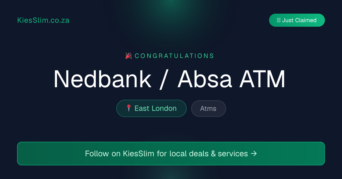 Nedbank / Absa ATM