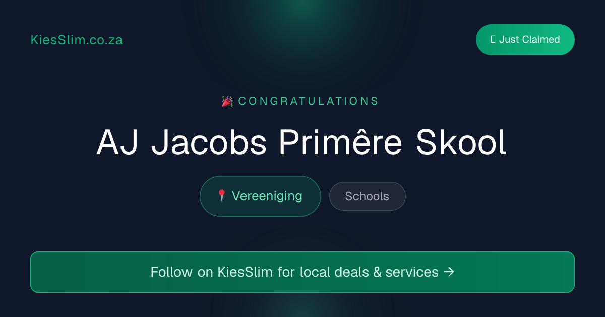 AJ Jacobs Primêre Skool