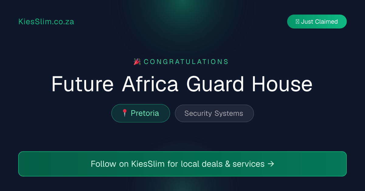 Future Africa Guard House