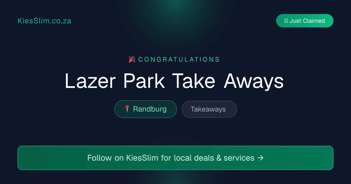 Lazer Park Take Aways