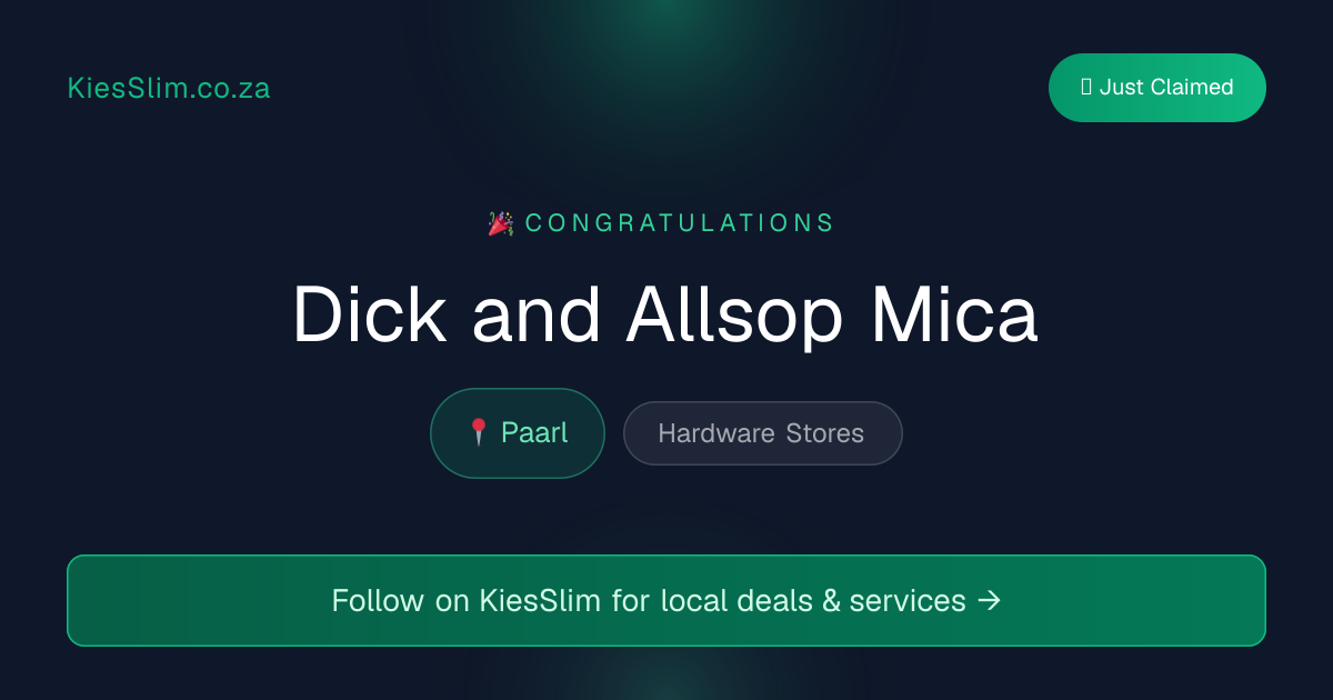 Dick and Allsop Mica