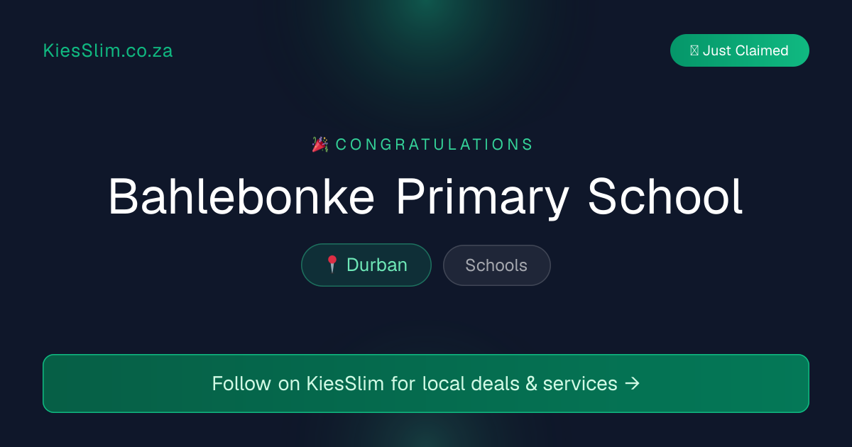Bahlebonke Primary School