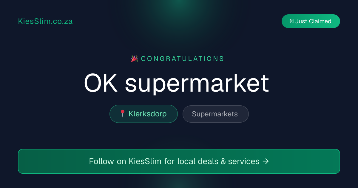 OK supermarket