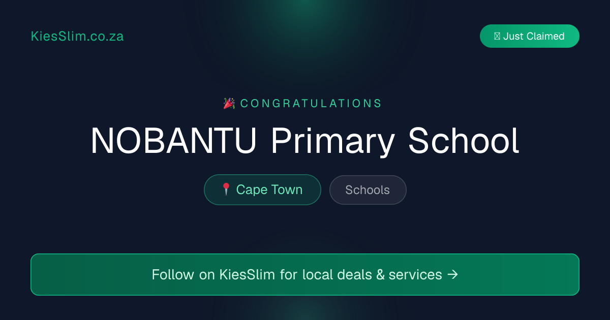 NOBANTU Primary School