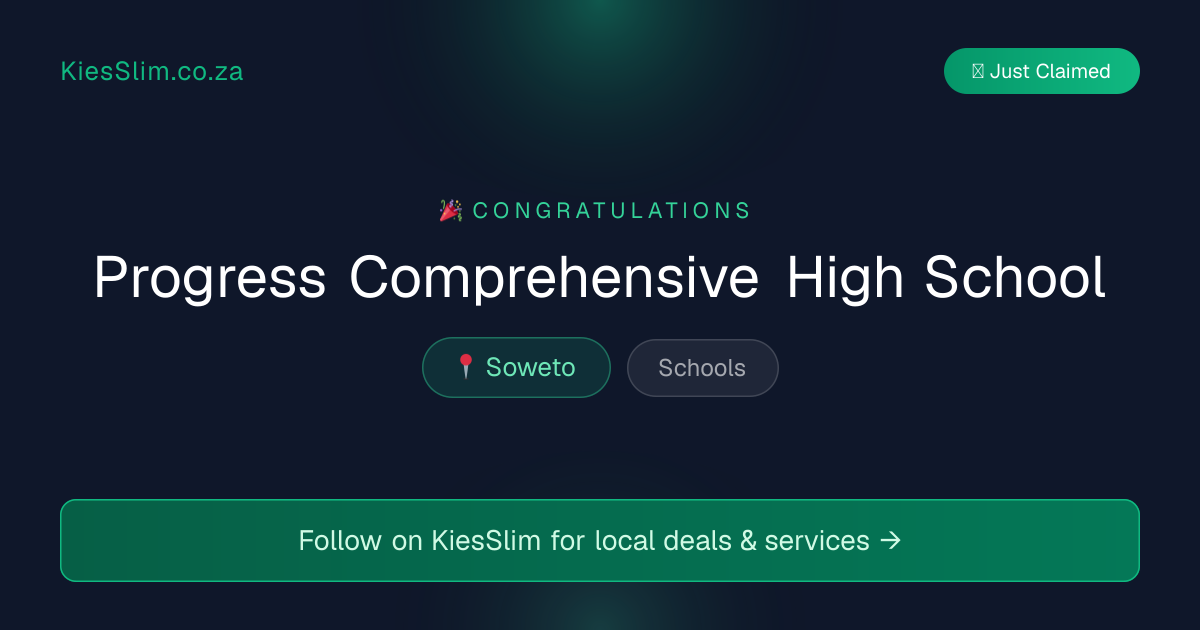 Progress Comprehensive High School
