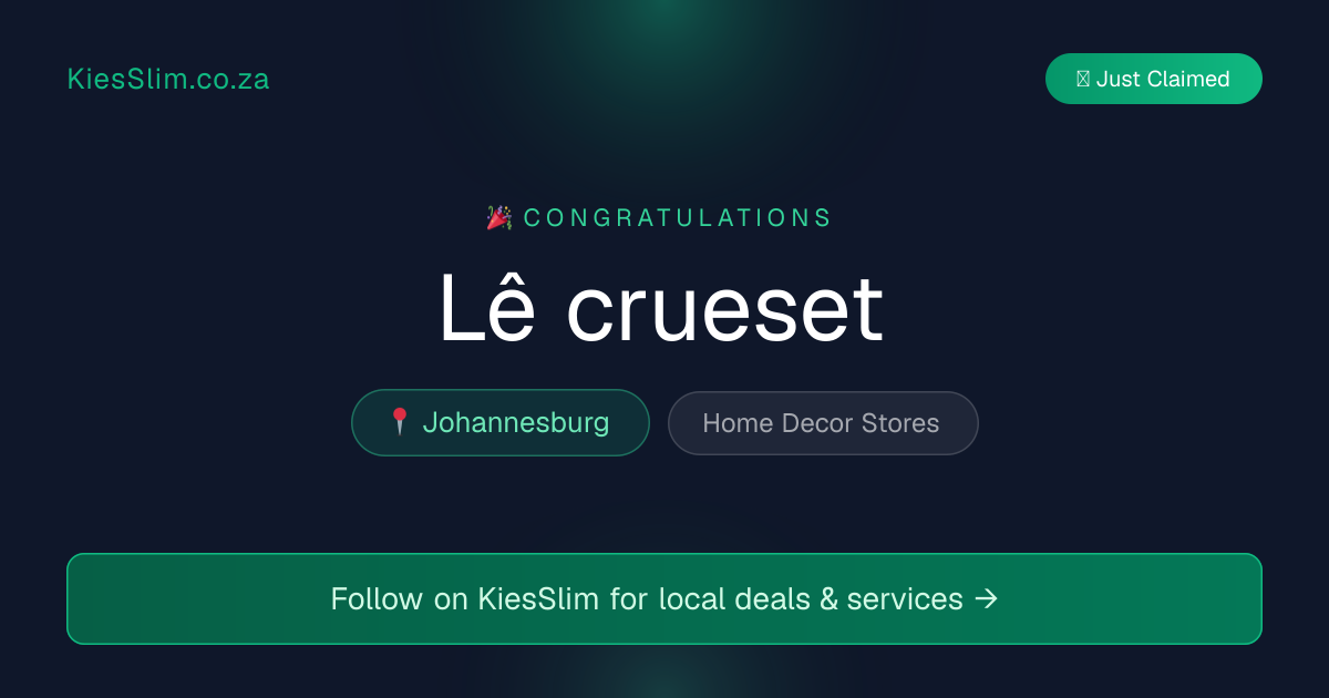 Lê crueset