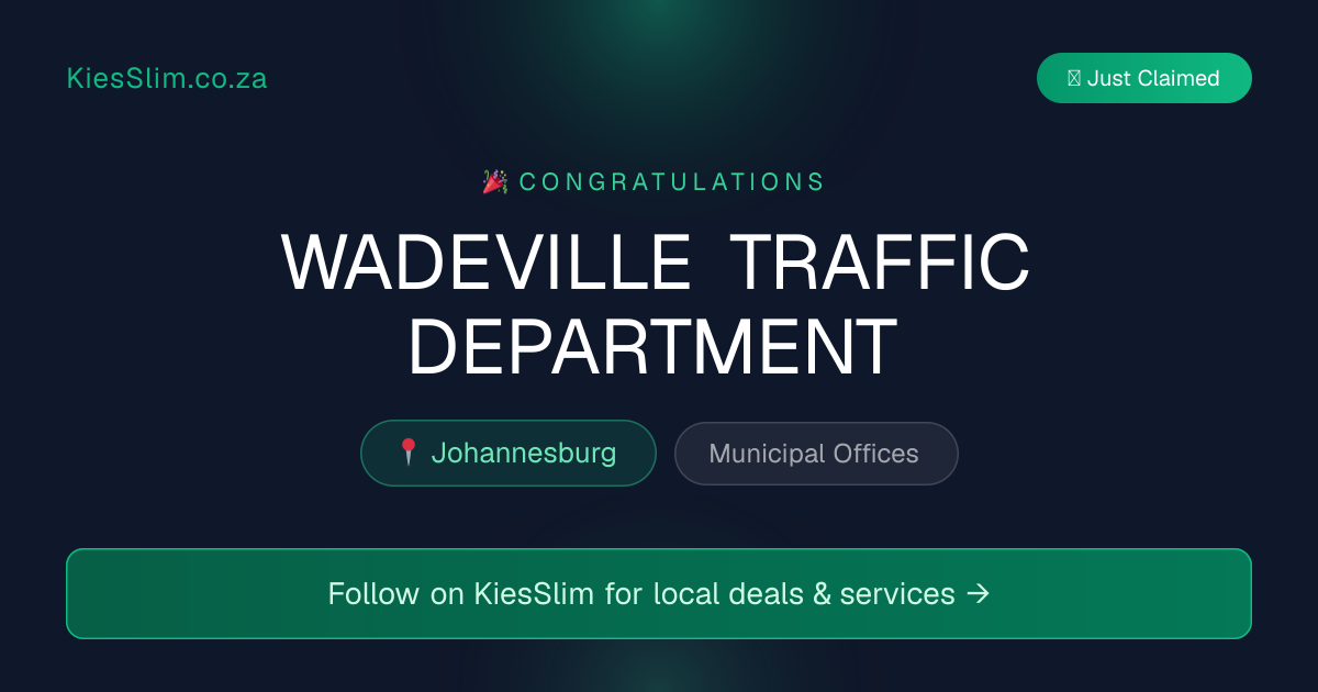 WADEVILLE TRAFFIC DEPARTMENT