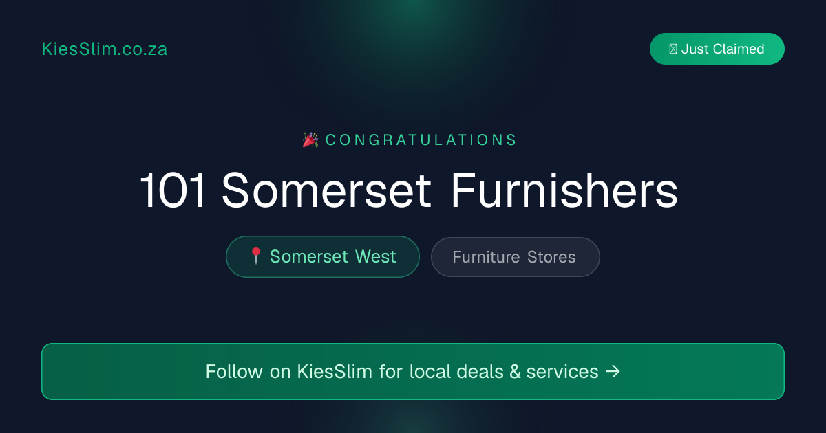 101 Somerset Furnishers