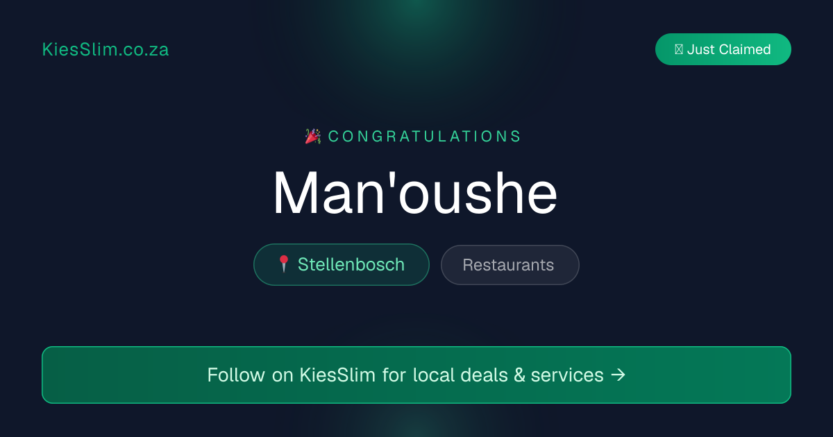 Man'oushe