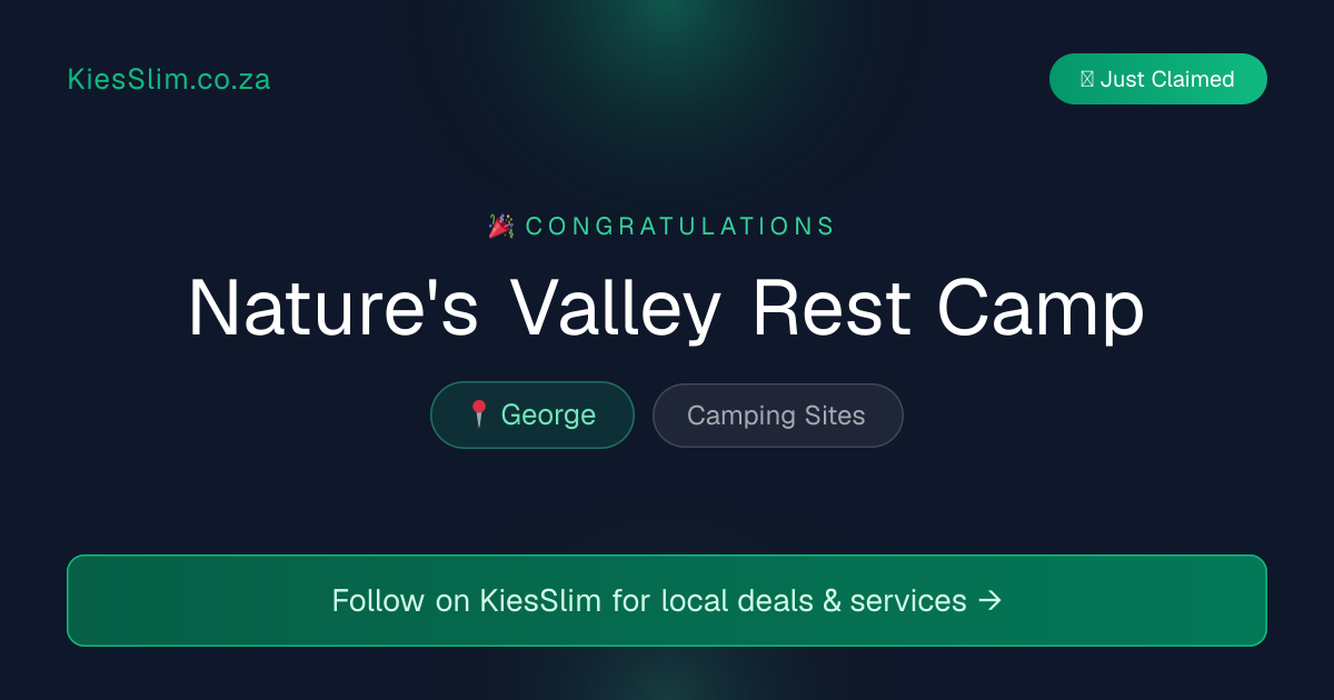 Nature's Valley Rest Camp