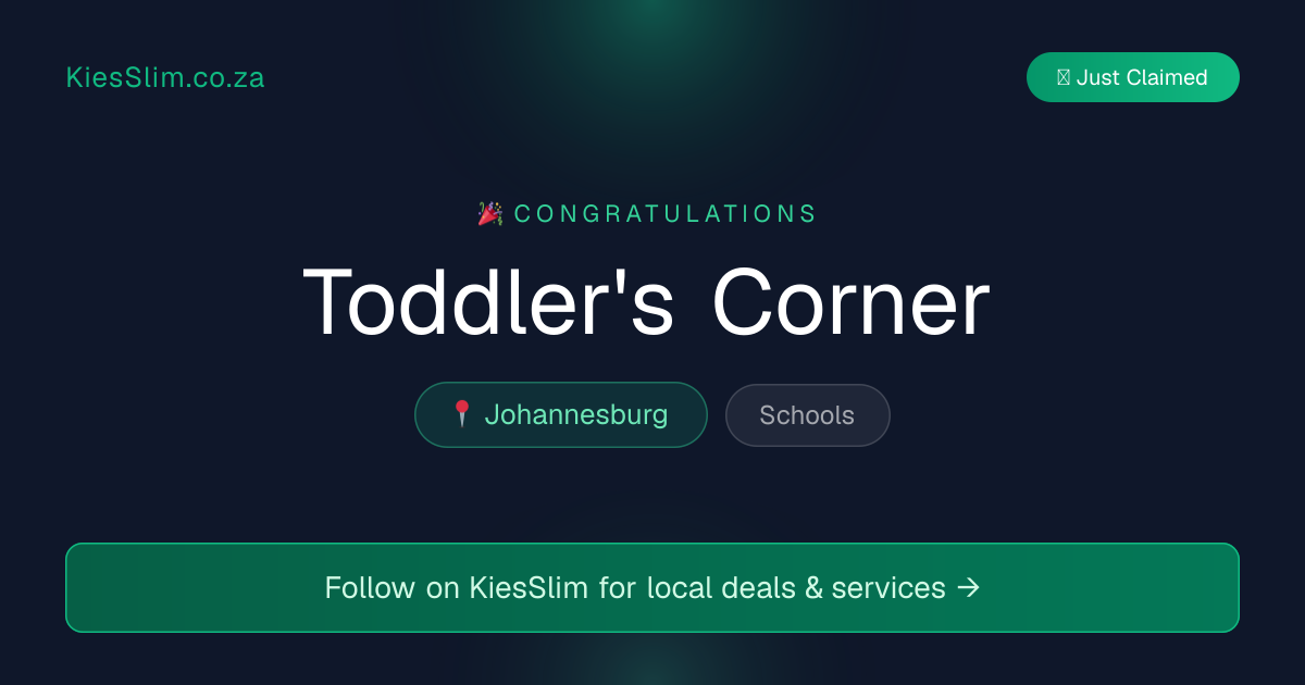 Toddler's Corner