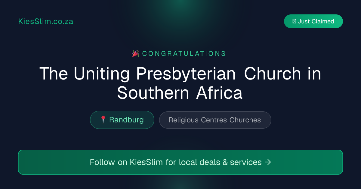 The Uniting Presbyterian Church in Southern Africa