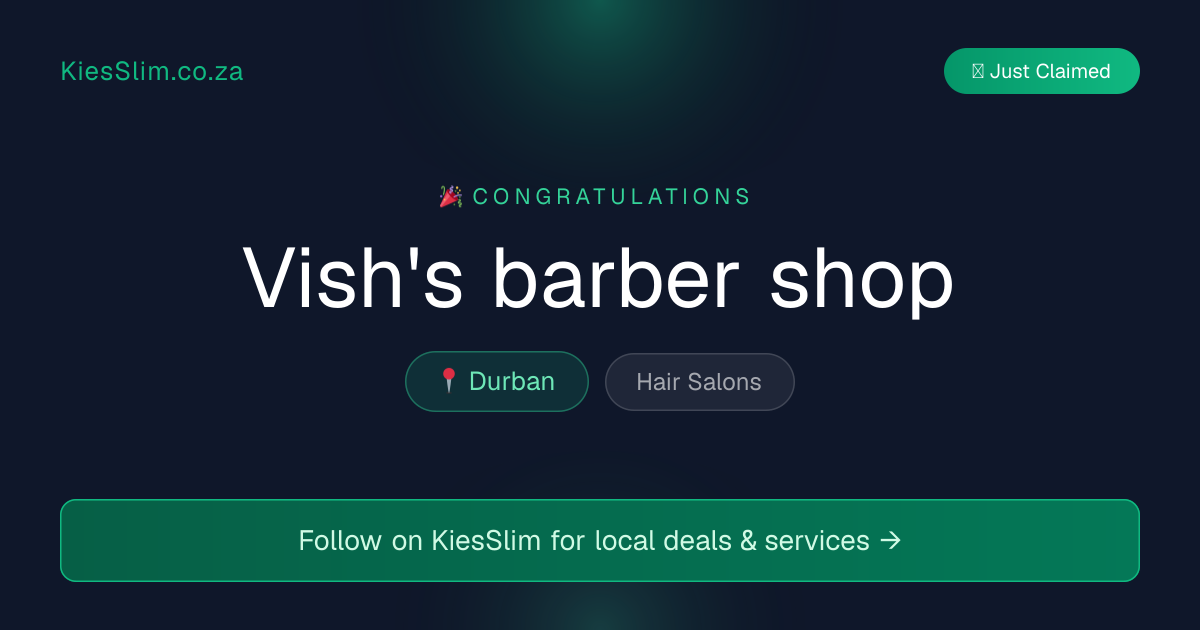 Vish's barber shop