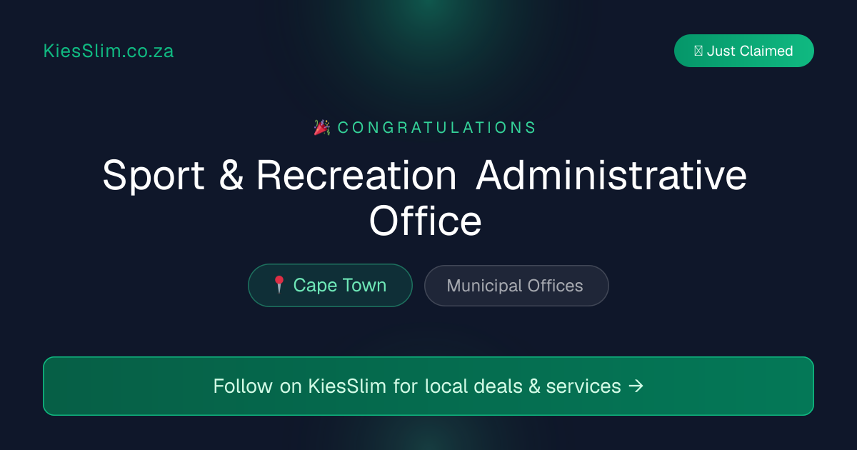 Sport & Recreation Administrative Office