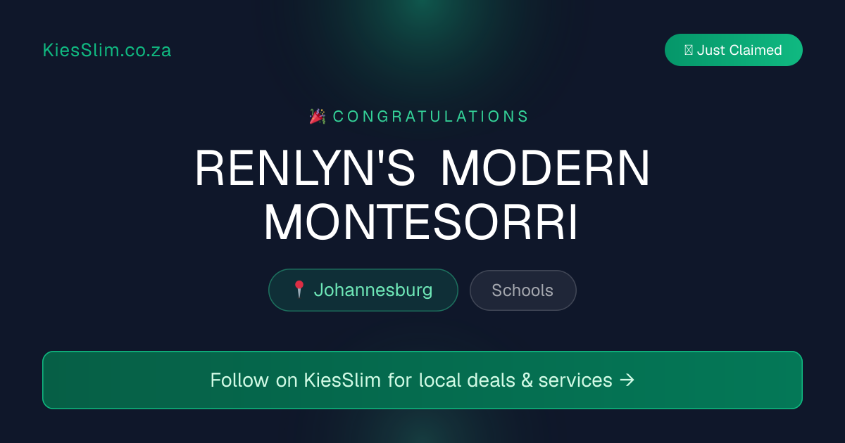 RENLYN'S MODERN MONTESORRI