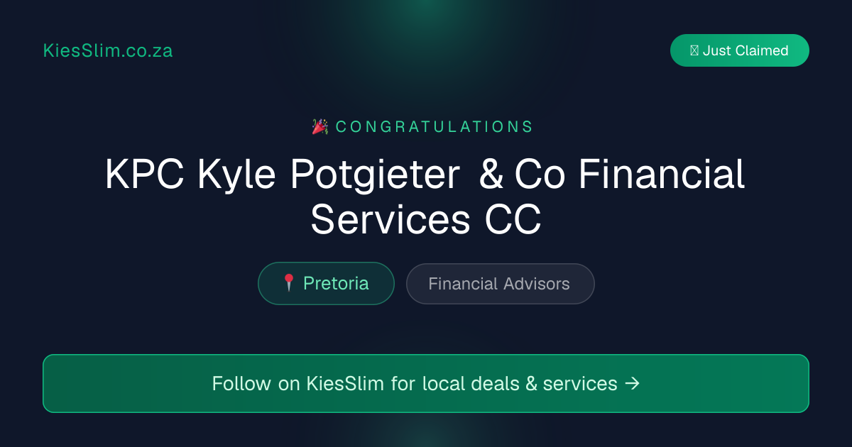 KPC Kyle Potgieter & Co Financial Services CC