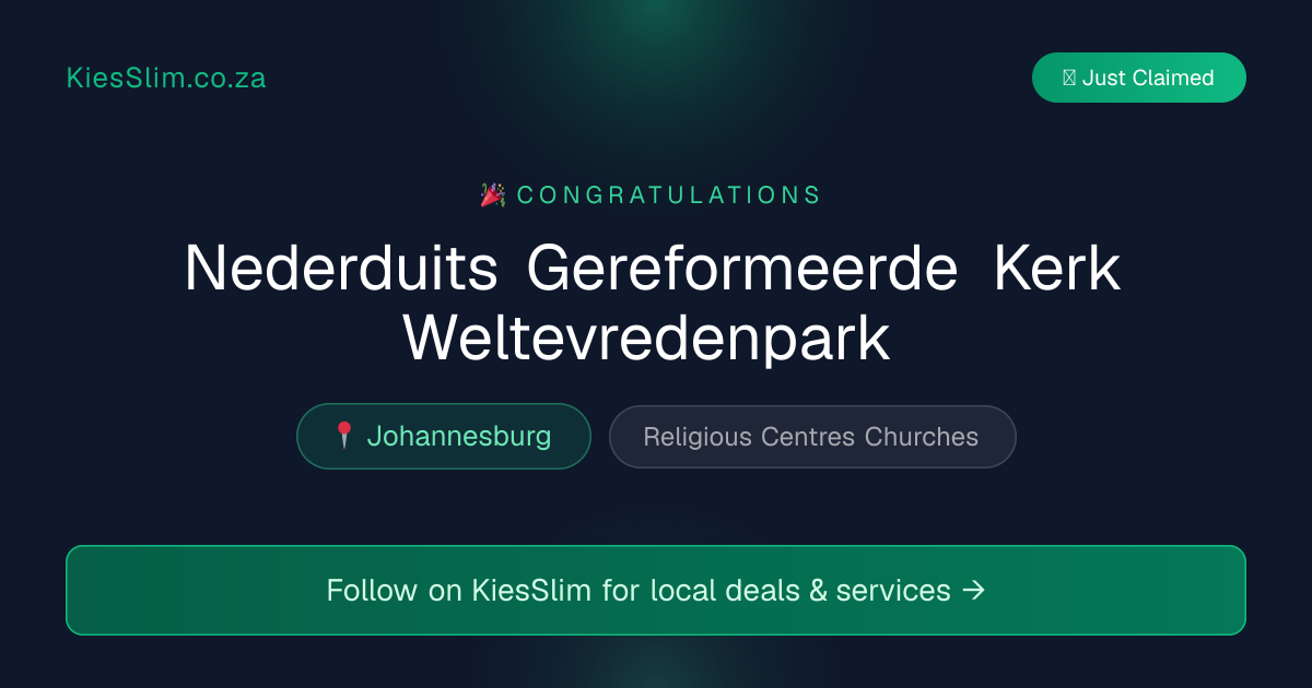 Nederduits Gereformeerde Kerk Weltevredenpark