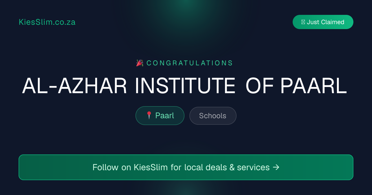 AL-AZHAR INSTITUTE OF PAARL