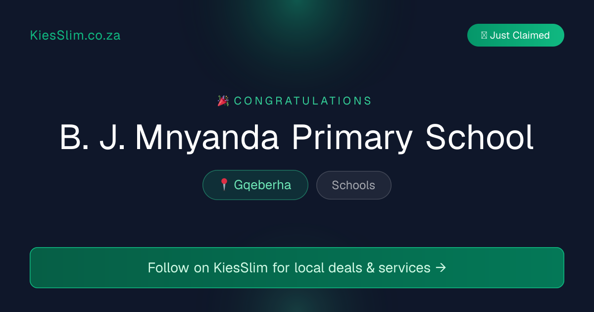 B. J. Mnyanda Primary School